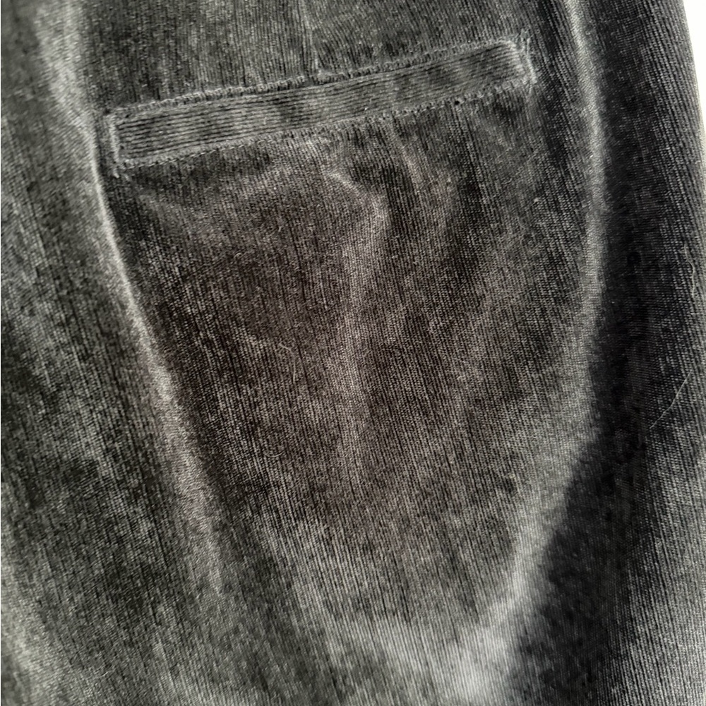 Coldwater Creek dark gray/ black Chenille Pantssize 10 - Picture 6 of 10